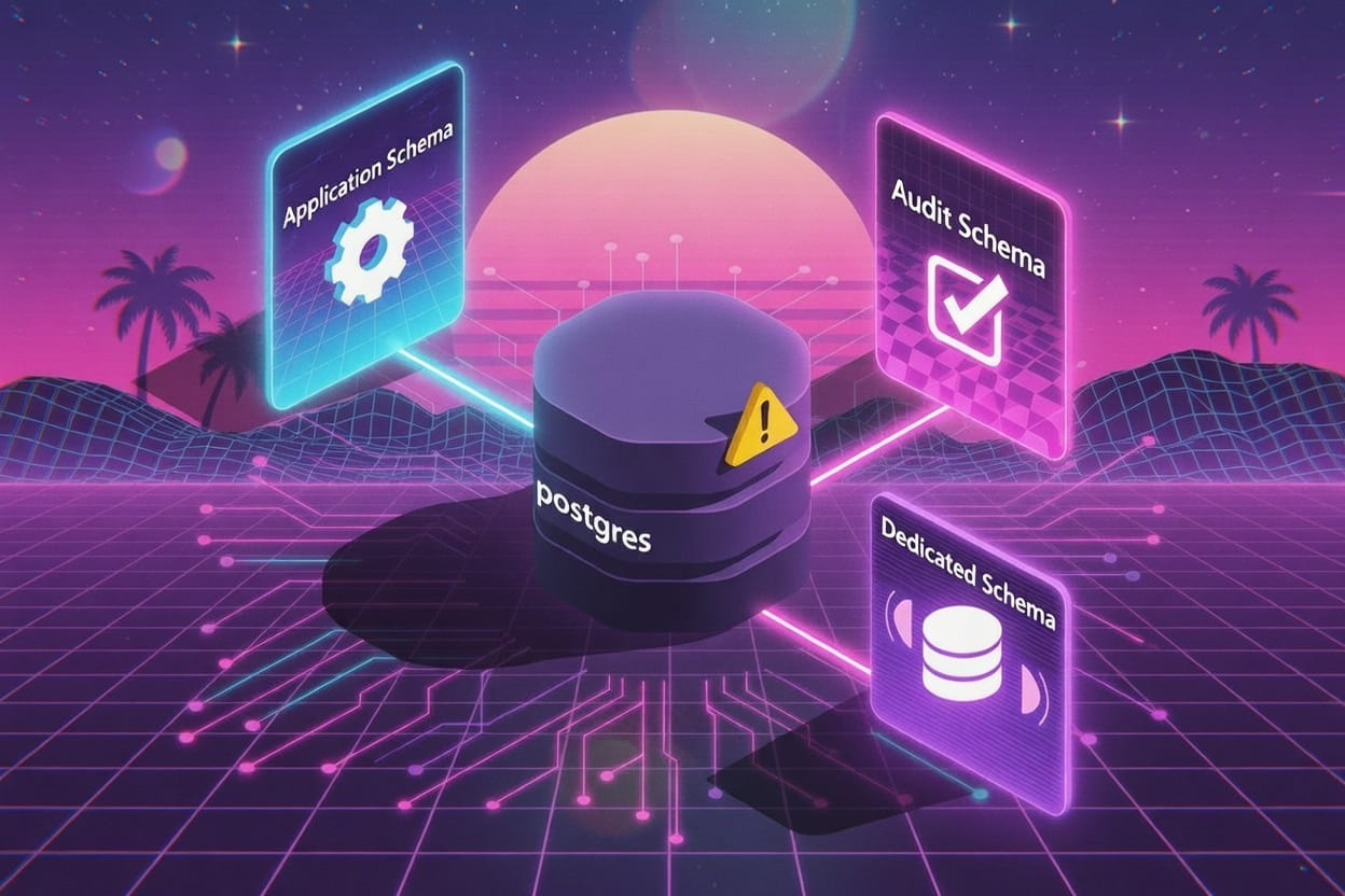 Stop Using the postgres Database and public Schema